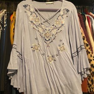 bell sleeve top